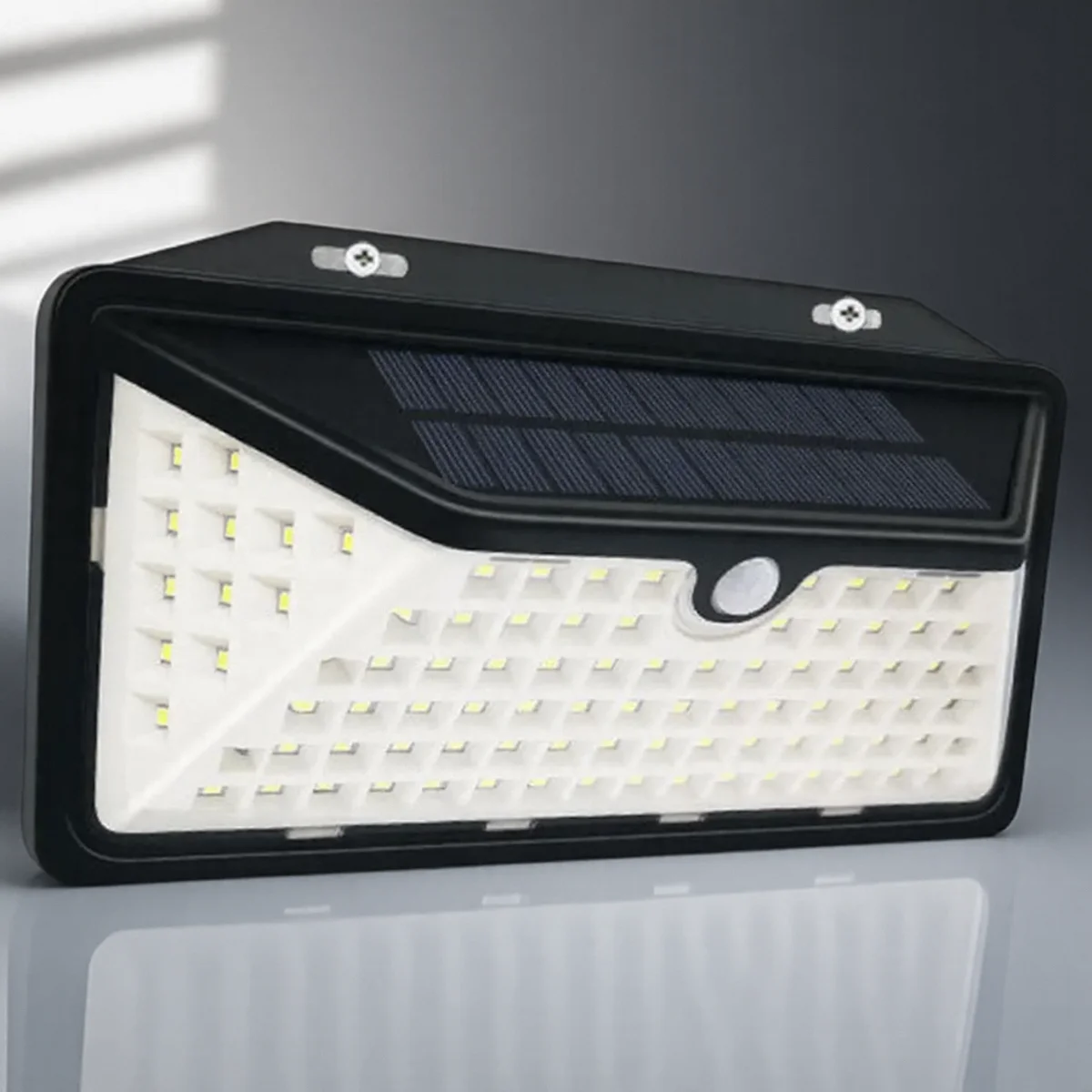 

102 LED Solar Powered Motion Sensor Lamp Outdoor Garden Patio Wall Lamp Waterproof Lighting Diamond Design