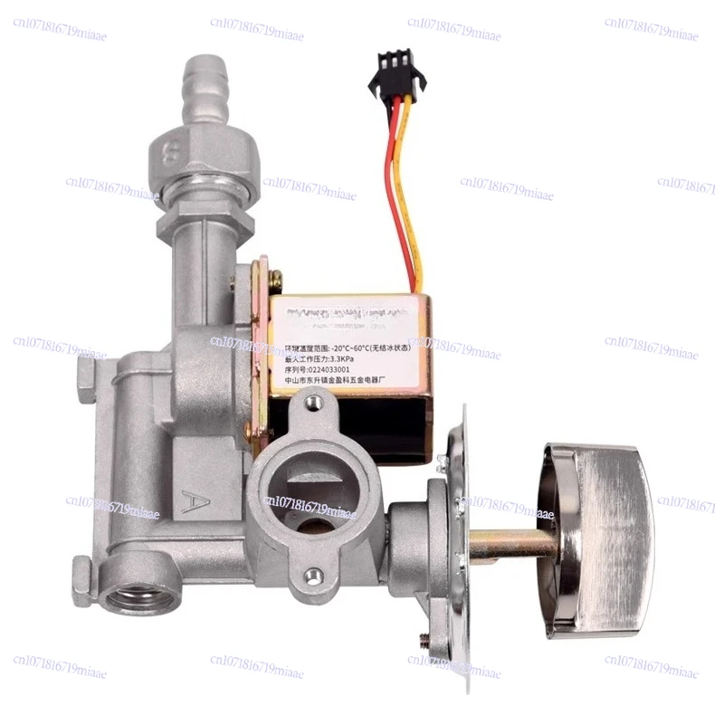 

Commercial Steamer Noodle Cooking Stove Size Fire Regulator Gas Switch Accessories 3V Solenoid Valve Assembly Spool