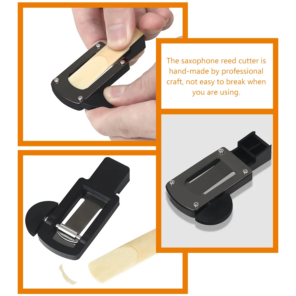 

Saxophone Reed Cutter Lightweight Compact Durable Practical Sax Reeds Cutting Tool Replacement Saxophone Sax Reed Trimmer