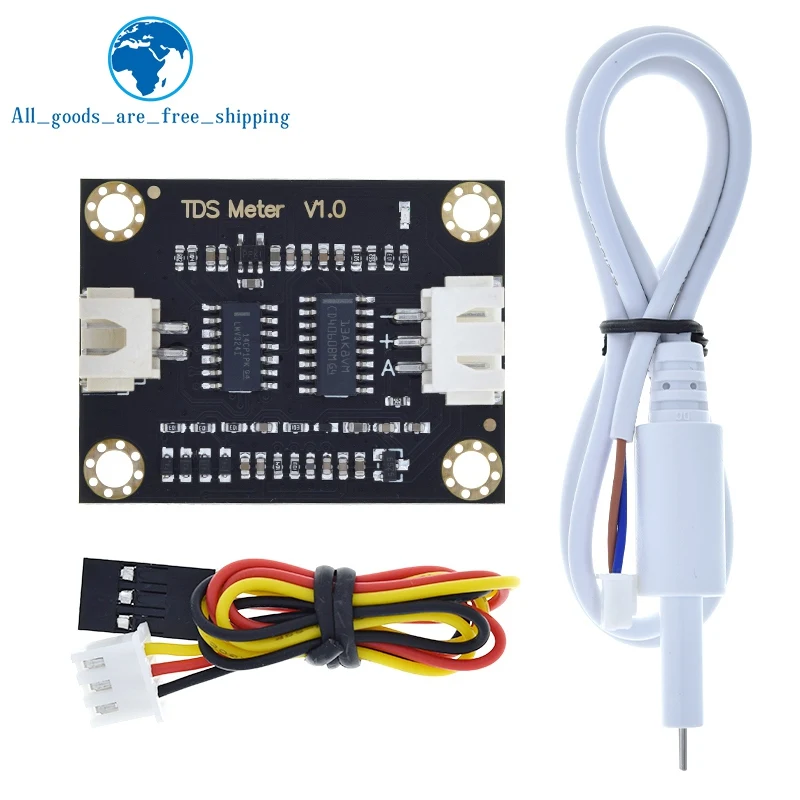TDS Sensor Meter V1.0 Board Module Water Meter Filter Measuring Water Quality For Arduino UNO R3