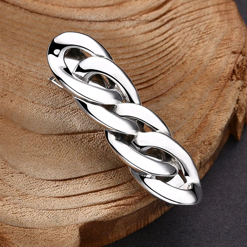 

Wholesale S925 sterling silver hairpin personalized precision Fried Dough Twists hairpin Thai silver antique fashion jewelry