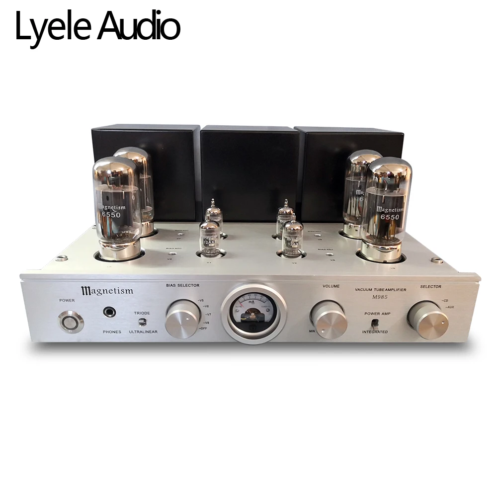 Lyele Audio KT88 Buizenversterker 48W * 2 HiFi Home Theater Audio Geluidsversterkers Handgemaakte Hitchhiker Klasse AB 12AU7 12AX7