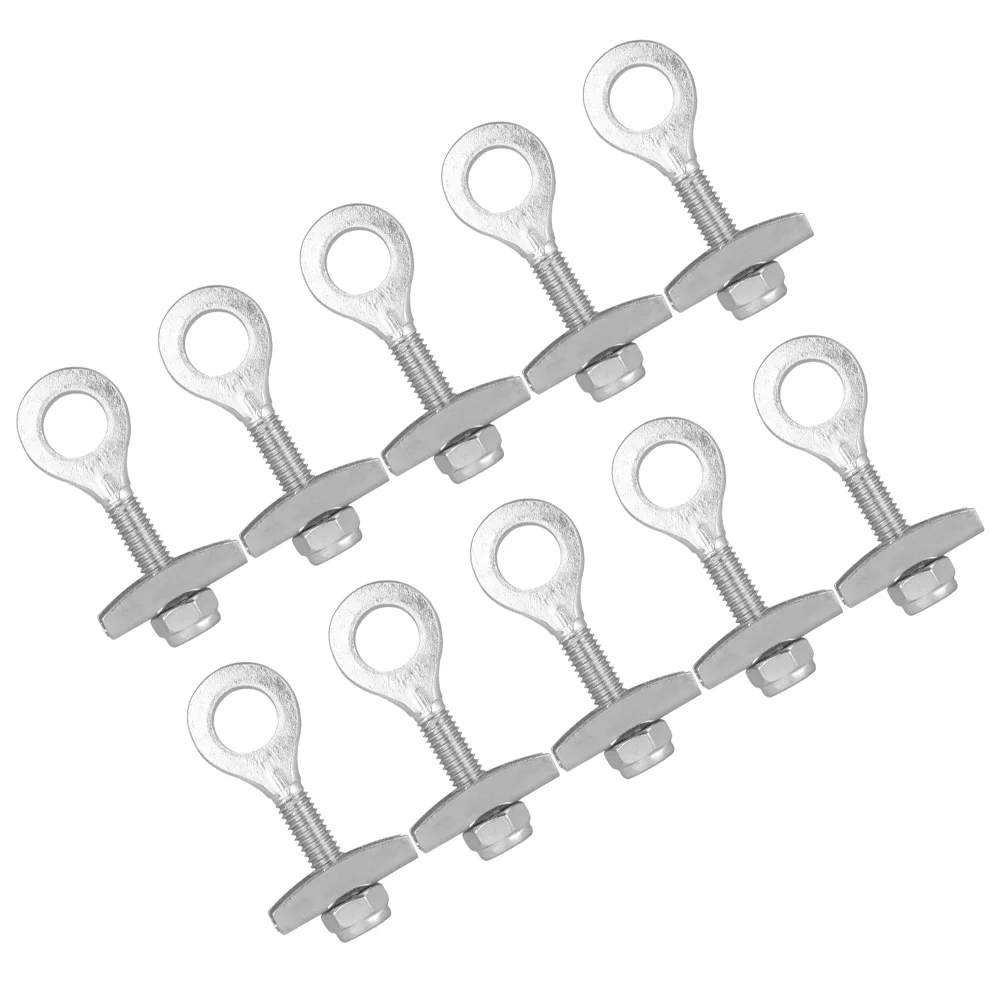 

10 Pcs Dead Speed Bicycle Chain Buckle Folding Accessories Tensioner Adjuster Zipper (10pcs) Adjusters The Bike Tool Galvanized