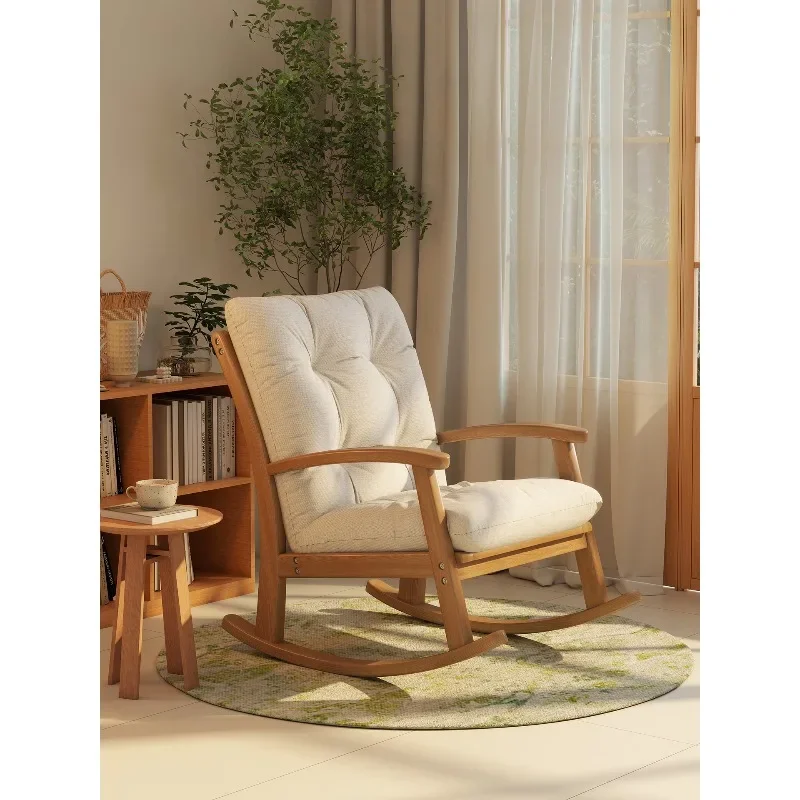 Rocking chair living room modern simple single sofa chair