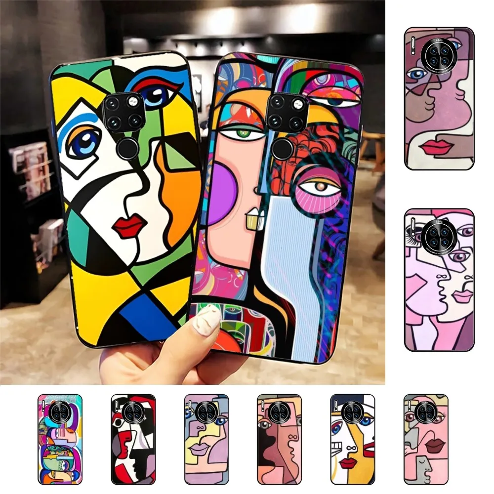 Picasso abstract Art Phone Case For Huawei Mate 10 20 30 40 50 lite pro Nova 3 3i 5 6 SE 7 pro 7SE