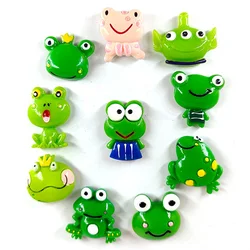 10pcs Cute Exquisite Frog Fridge Magnet Cartoon Food Whiteboard Sticker Res in Refrigerator Magnets Home Decoration Accessories
