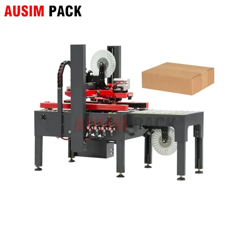 

Electric Semi-Automatic Beverage Carton Box Sealing Machine With Water-Activated Kraft Paper Tapes High Efficiency
