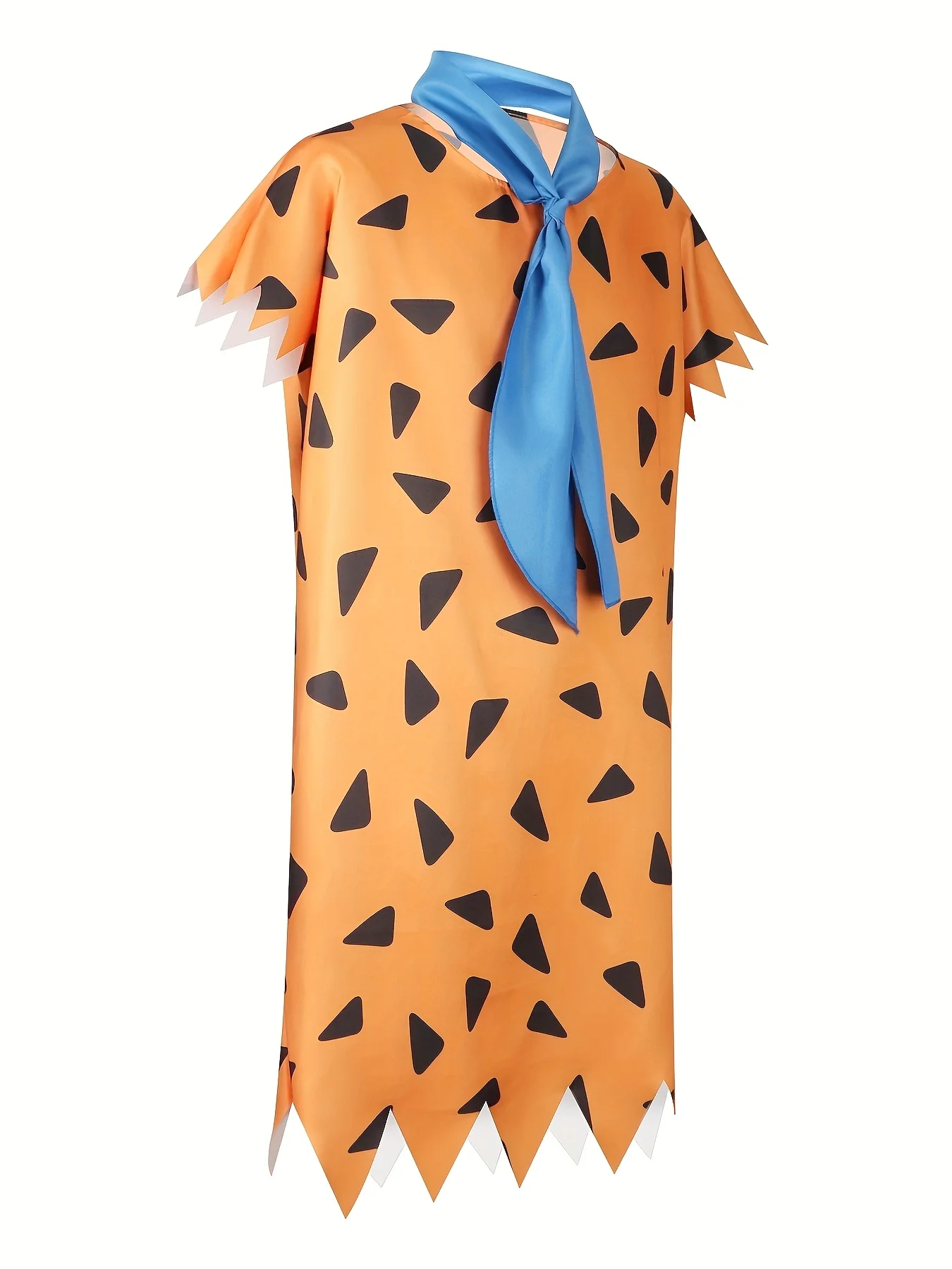 Adult Flintstone Costume Men\'s Caveman Fred Cosplay Costume Flintstone Tunics Halloween Outfit