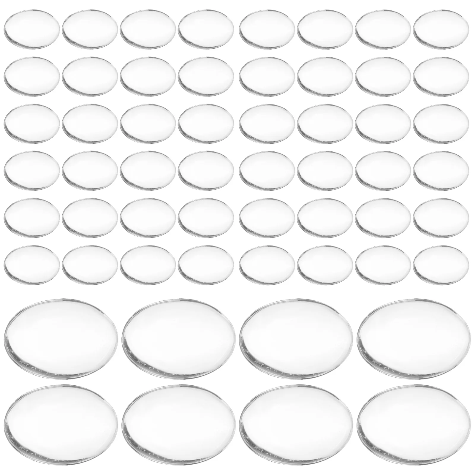 100 pz 18X25 Mm Cabochon In Vetro Per La Produzione di Gioielli Trasparente Cabochon Ovali Fai Da Te Cameo Ciondolo Forniture Artigianali Pietra Decorativa arte