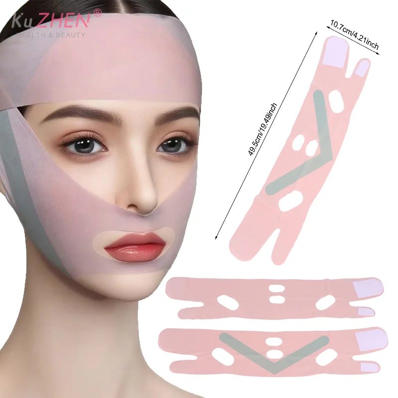 1*Facial Slimming Bandage Lifting Firming Anti Wrinkle Double Chin Reducer Cheek Beauty Face Sculpting V Shaper Face Beauty Tool