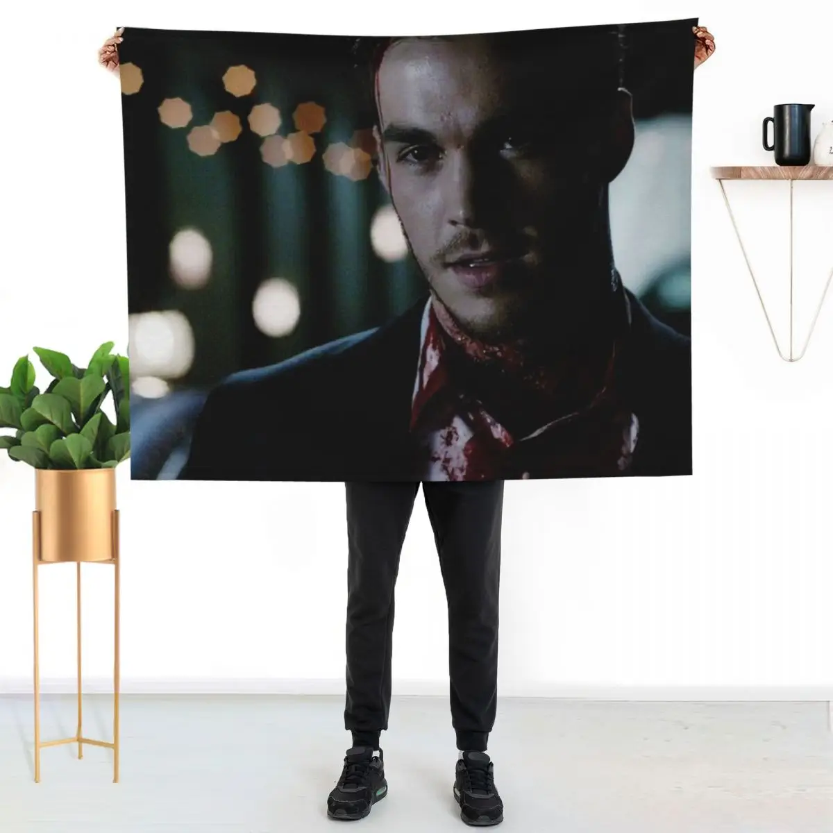 kai parker Throw Blanket Lightweight Cozy Blanket for Bed Sofa