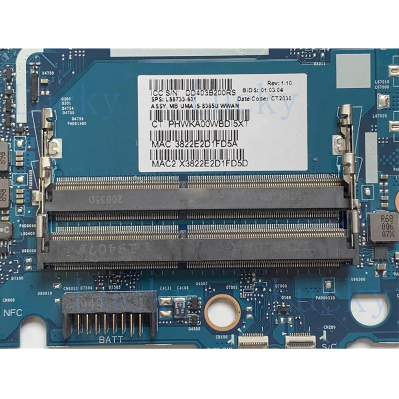 f   FOR HP Probook 650 G5 HSN-I27C motherboard L58733-601 6050A3028501