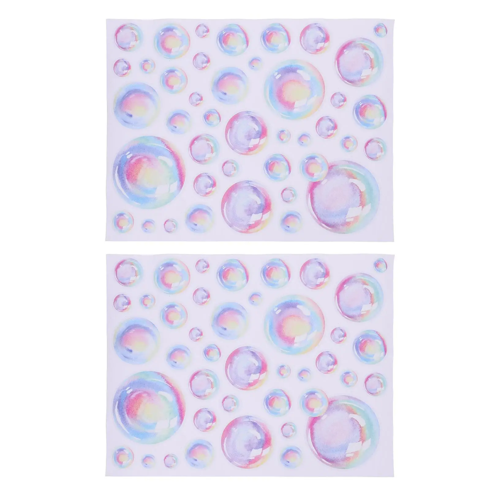 

Ocean Theme Wall Stickers Bubble Removable Decal Detachable Bubbles Decals for Kids Pvc Sticker’s Bathroom