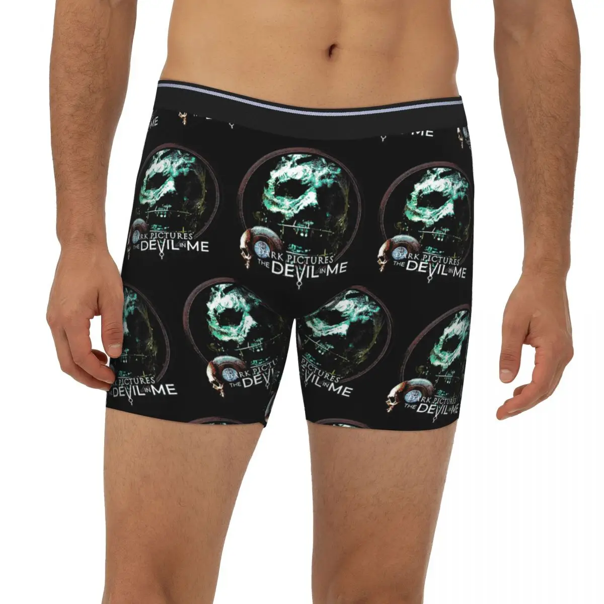 

The Dark Pictures Anthology Game Long Boxer Underpants Short Men's Panties Soft Underwear for Homme Man Boyfriend Gift