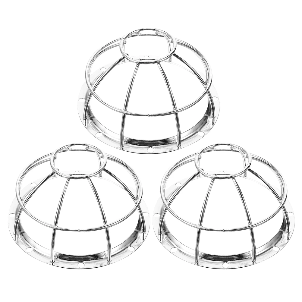 

3pcs Smoke Covers Iron Wire Mesh Impact Resistant Compatible Guard Home Commercial Use Durability Long Term Easy