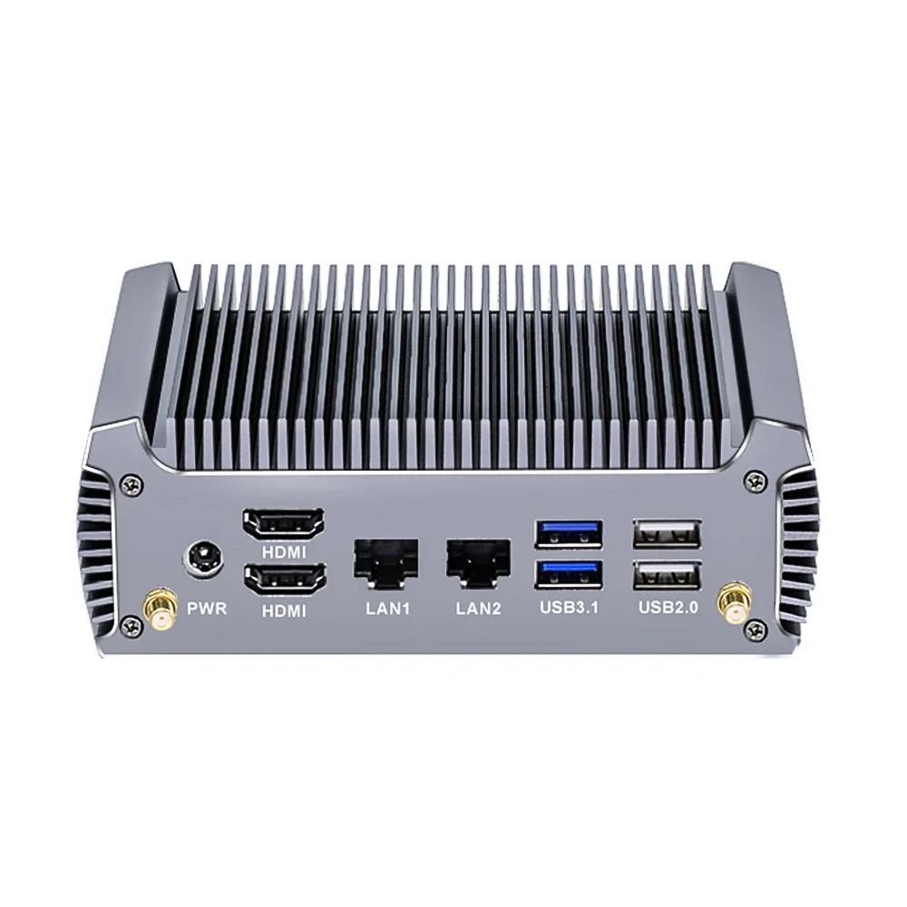 

Fanless AMD Mini PC R-yzen 7 5825U 4800U Gaming Mini Computer Windows11 Dual LAN Firewall Router 2*HDMI2.0 NVMe DDR4 WiFi6