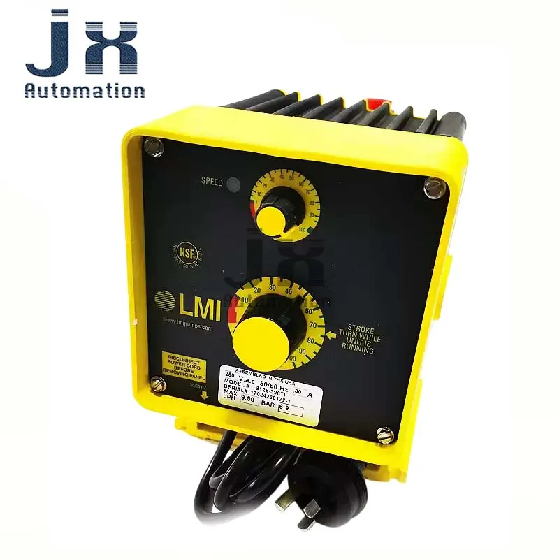  Original LMI B126-398TI Electromagnetic Diaphragm Metering Pump 9.5LPH 6.9Bar Water Treatment Chemical Dosing Pump