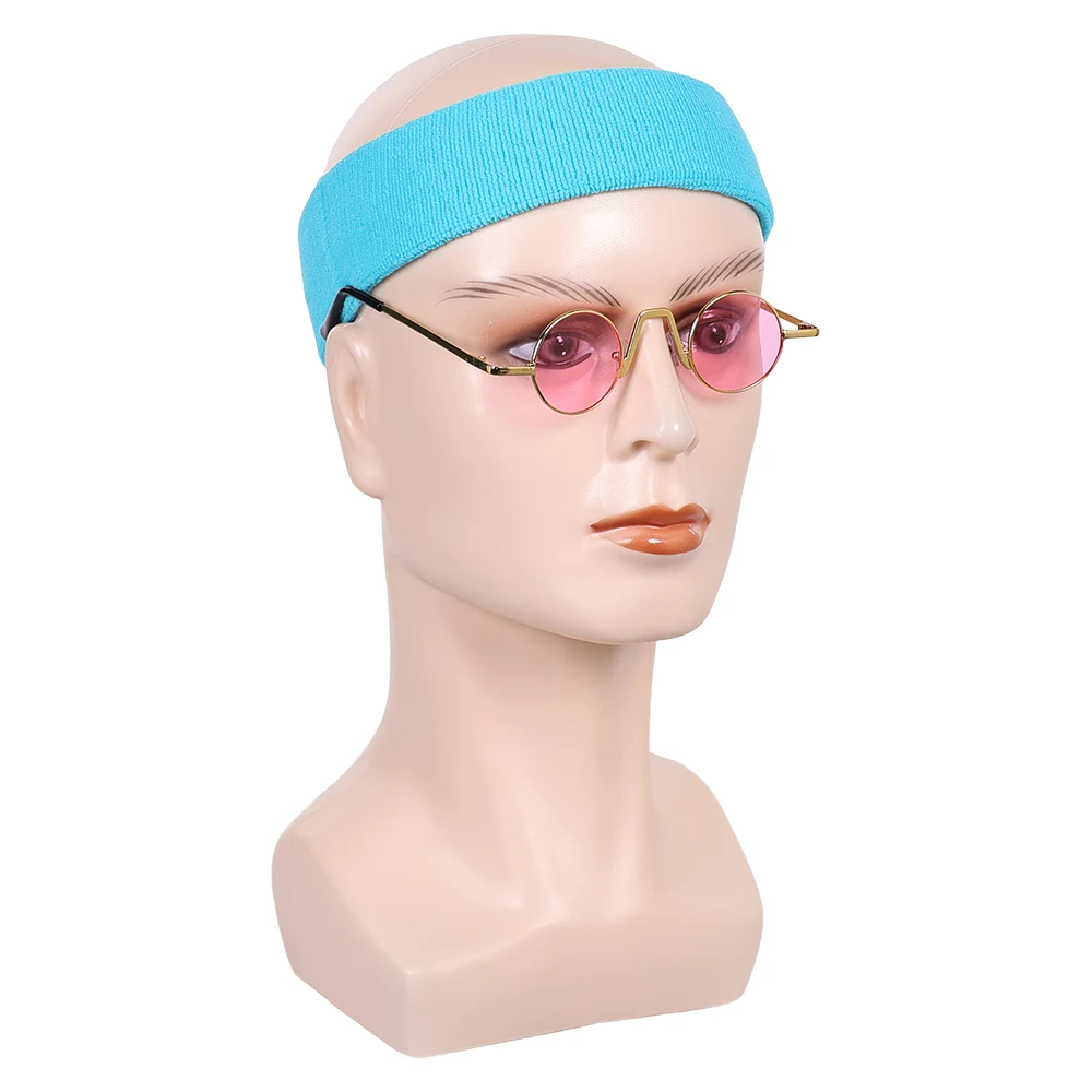 الكرتون الرجال الأزرق أغطية الرأس الكبار الرجال السيد الأفعى عقال نظارات نظارات هالوين كرنفال زي حفلة الهدايا والاكسسوارات #5