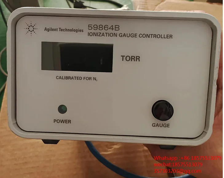 

Agilent Technologies 59864B IONIZATION GAUGE CONTROLLER Vacuum Gauge For Mass Spectrometry Vacuum Gauge