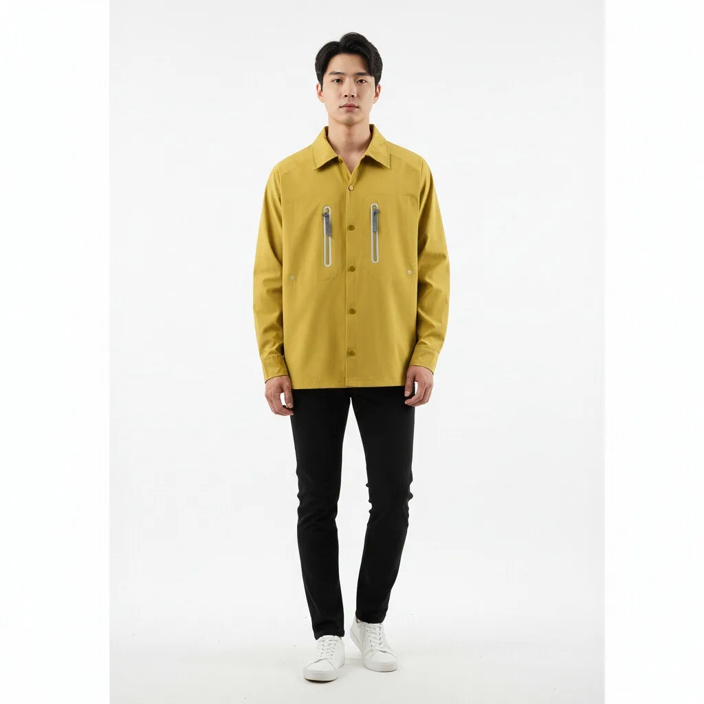 

Luxury Men Jacket Thin Hiking Sport Windproof Durable Coat Classic Turndown Collar Adventure Waterproof Breathable Autumn Coats