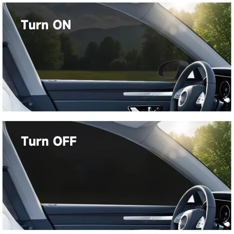 

Switchable Smart Electronic 4.2 Haze Electric Tint Glass Car Window Privacy PDLC Film with Self Healing & Color Changing