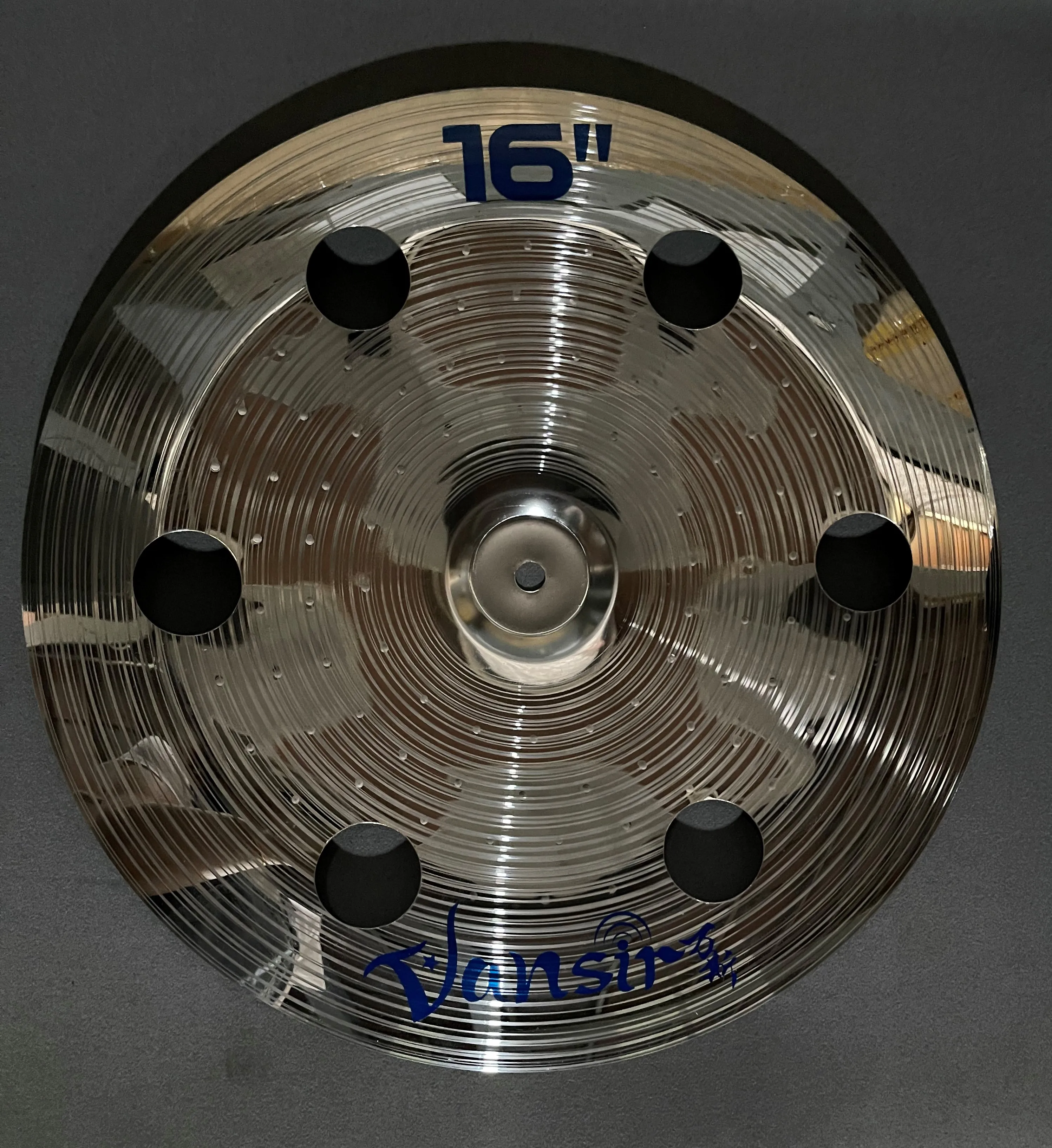 Vansir Polishing Alloy Silver Color 16\'\' China / Ozone Cymbal For Drum Set