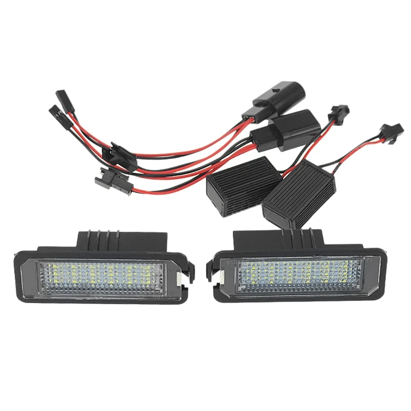 LED Licence Plate Lights Lamps for Boxster 987 981 982 Spyder Cayenne 958 92A 911 Carrera 991 996 997 Turbo 980