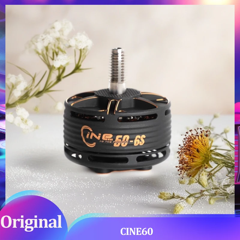 

T-Motor CINE60 Drone Motor - 6S 1600KV Brushless Engine for FPV Cinematography