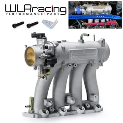 WLR - Aluminum D15 D16 D-SERIES Intake Manifold With 70mm Throttle Body And TPS For 1988-2000 HONDA CIVIC CRX DEL SOL