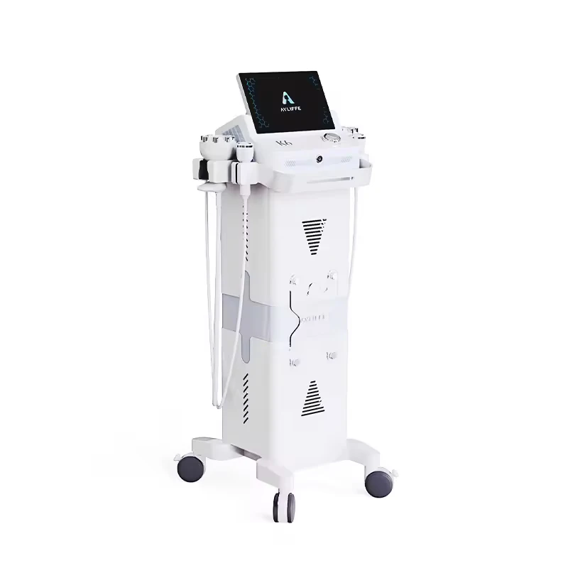 K6 Vertical 4 in 1 Cavitation Vacuum Fat Burning Weight Loss Machine EMS RF Ultrasound Skin Anti-aging Face Lifting for Beauty