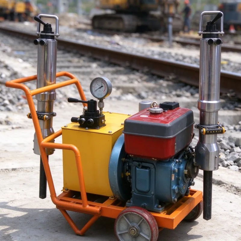 Customized Concrete Splitter Hard Rock Cutting Silent Hydraulic Cracker Tunnel Breaking Stone Wedge Tool for Mining