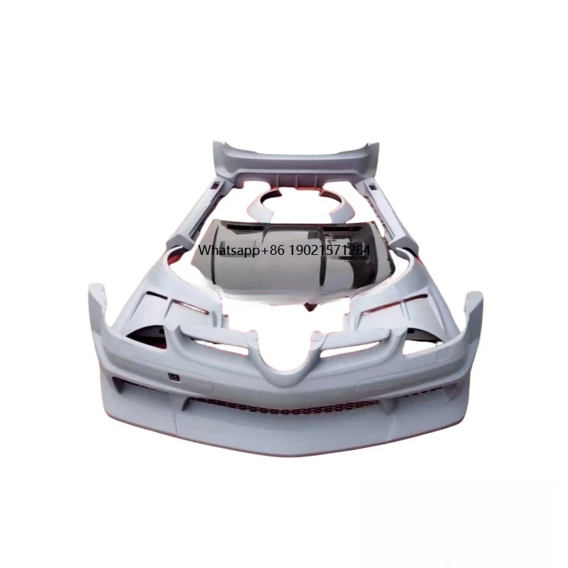 For GLK R171 Auto Parts Wide Body Eyebrow Front Bumper Rear Bumper Eyebrow Eyebrow Deep Side Skirt Body Kit