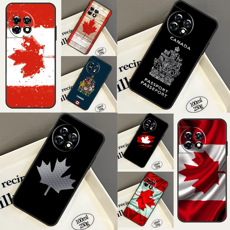 Canada Canadian Flag Case For OnePlus 10 Pro 11 9 8 Ace 9R 9RT 8T 10T OnePlus Nord CE 2 3 Lite 2T N10 N20 Cover