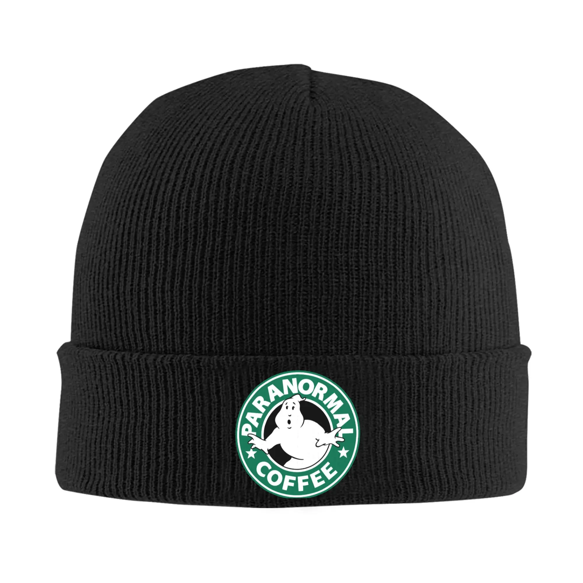 Custom Ghosts Movie Bonnet Hat Cool Knitted Hat Men Women Unisex Busters Film Halloween Warm Winter Skullies Beanies Caps