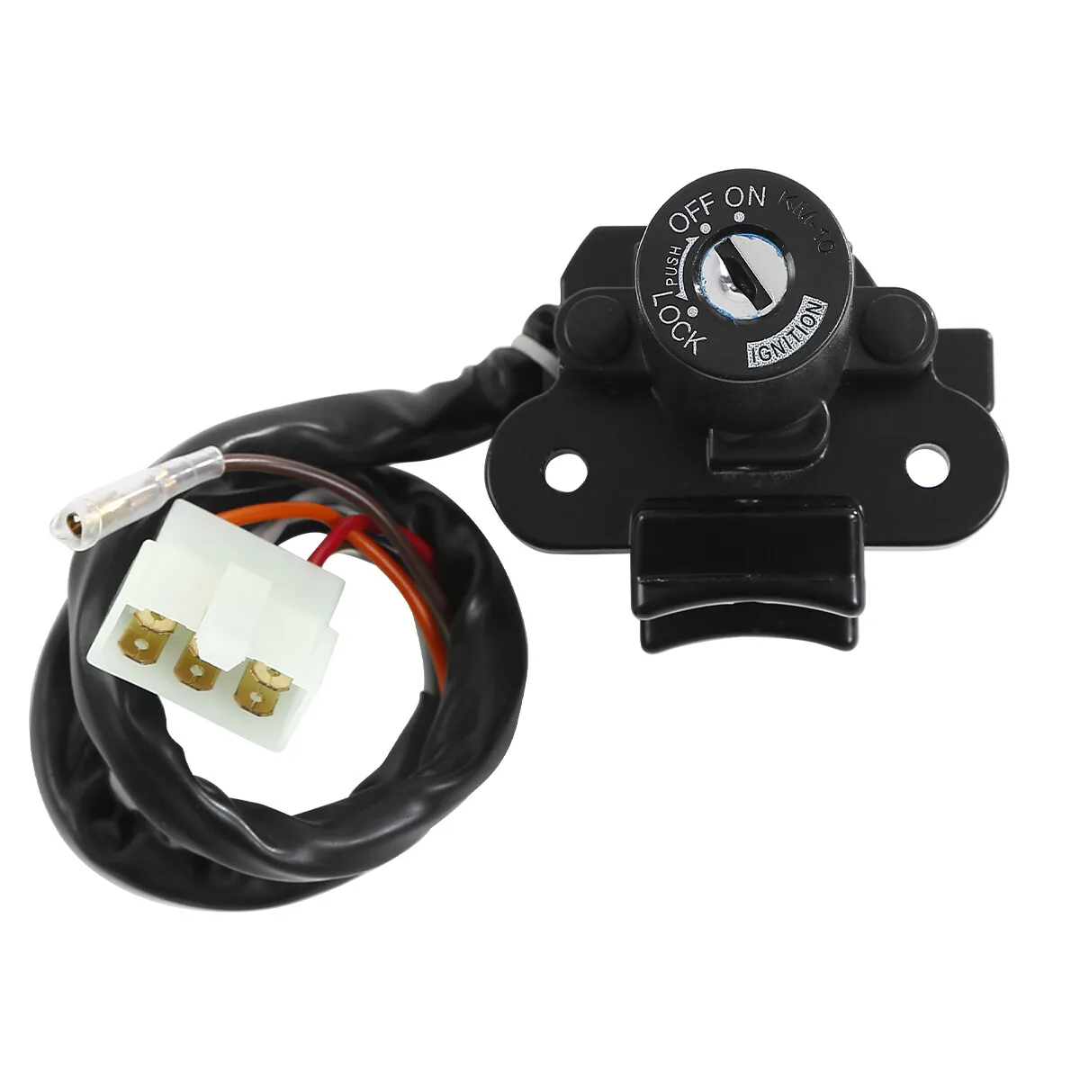 Ignition Switch Lock KEY For KAWASAKI ZX6R ZX7R ZX750 ZX9R ZX900 ZZR400 ZZR600 view 2