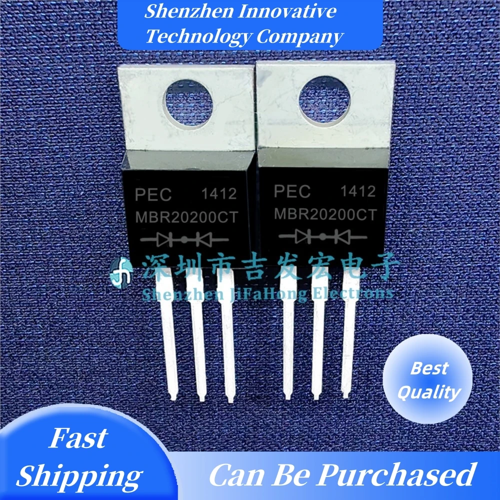 10PCS MBR20200CT  TO-220 200V 20A  Best Quality   Fast Shipping