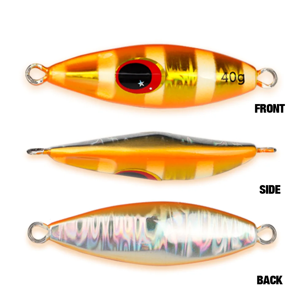 Thorforce 10 20 30 40 60 80 100 120G Aydınlık Metal Jigging Yemi Kıyı Dökümü Yavaş Düşüş Arı Pitch Jigleri Pesca Balıkçılık Yemi