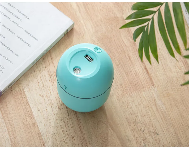 Mini 200ML Air Humidifier Romantic Light USB Essential Oil Diffuser Car Purifier Aroma Anion Mist Maker With LED Lamp