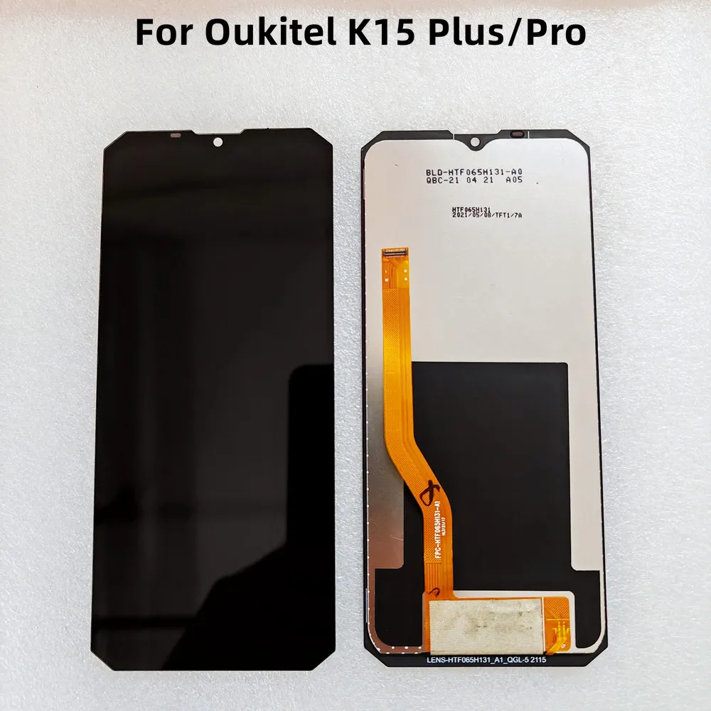 100% Tested LCD Display For OUKITEL K15 Pro K15 Plus LCD Display Touch Screen Digitizer Assembly Replacement Parts