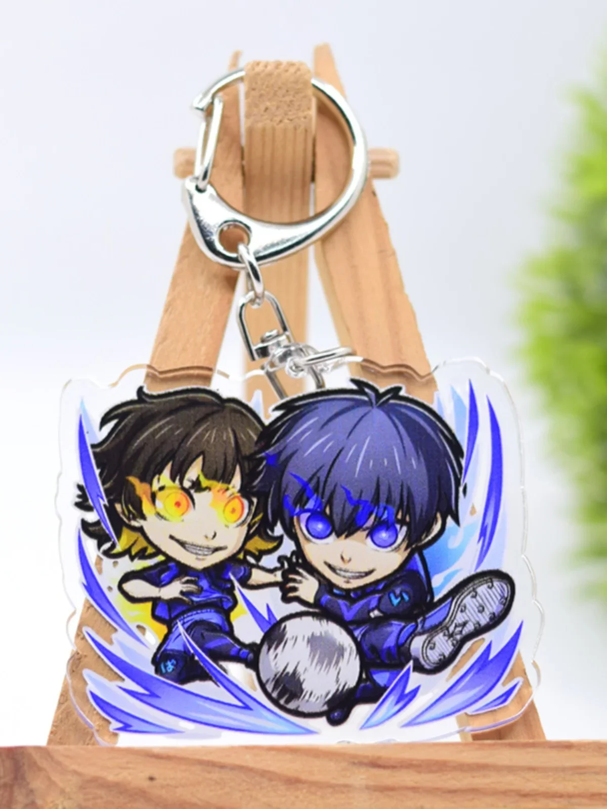 Anime BLUE LOCK Bachira Meguru Kunigami Rensuke Cosplay acrylic keychain Cartoon cute pendant individualityHigh appearance level