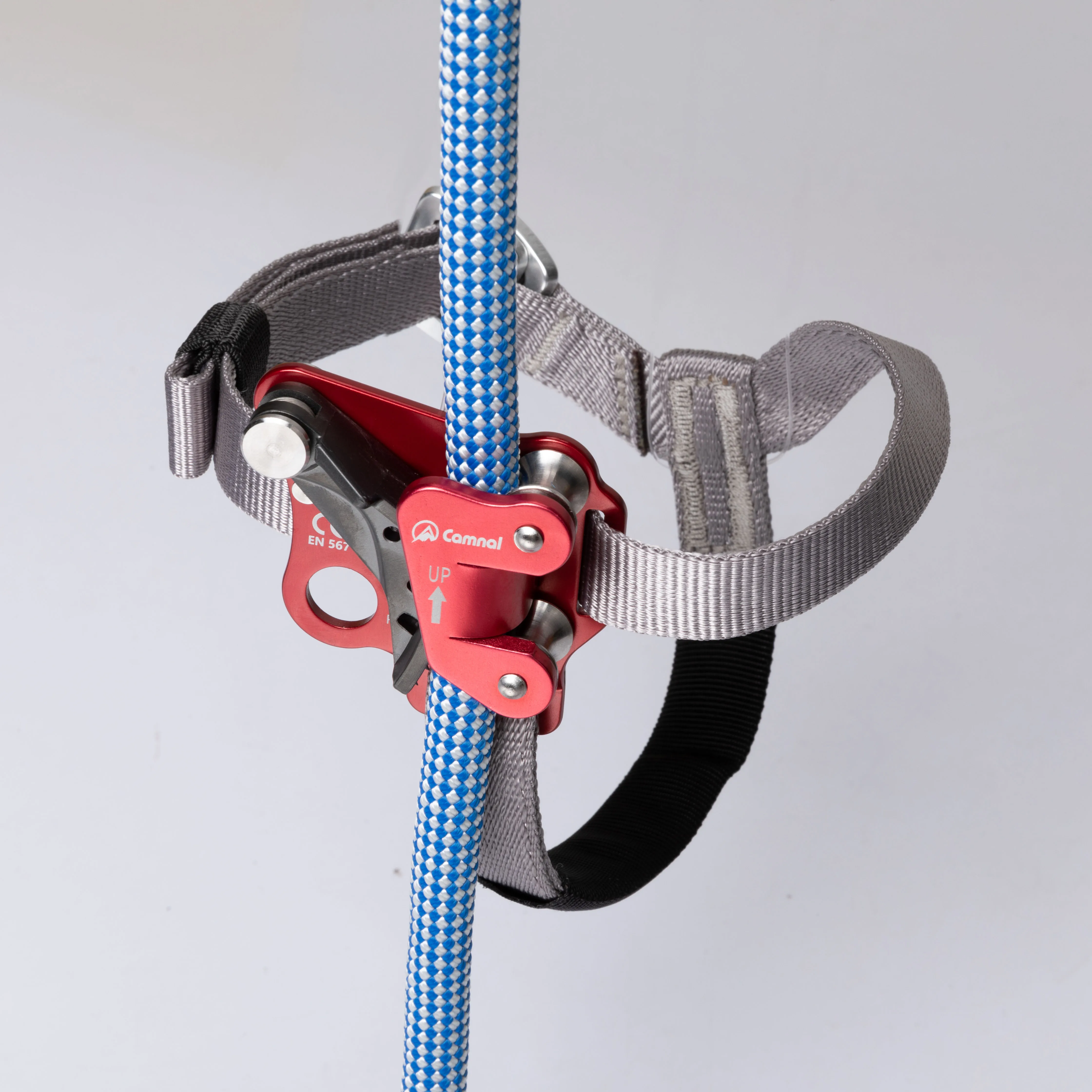 Portable Safety Right Foot Riser Climbing Foot Ascender 7075 Aluminium Alloy 120kg Load 8-13mm Rope Diameter Climbing