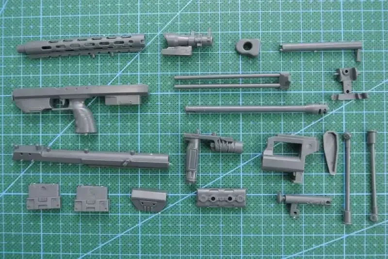 1/6 DSR-1 Blood Hawk Sniper Rifle Assemble Gun Model Plastic Action Figures Weapon for Soldier Military Building Toy