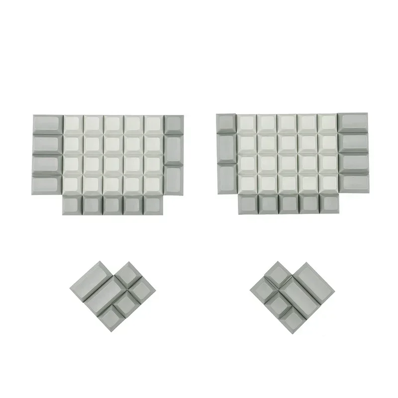 Imagem -04 - Ergodox-keycaps Personalizados de Teclado Dividido Ergo Pbt Keycap Dsa Laser Gravado Ponto Chave Cap para Jogos Presente Teclado Mecânico