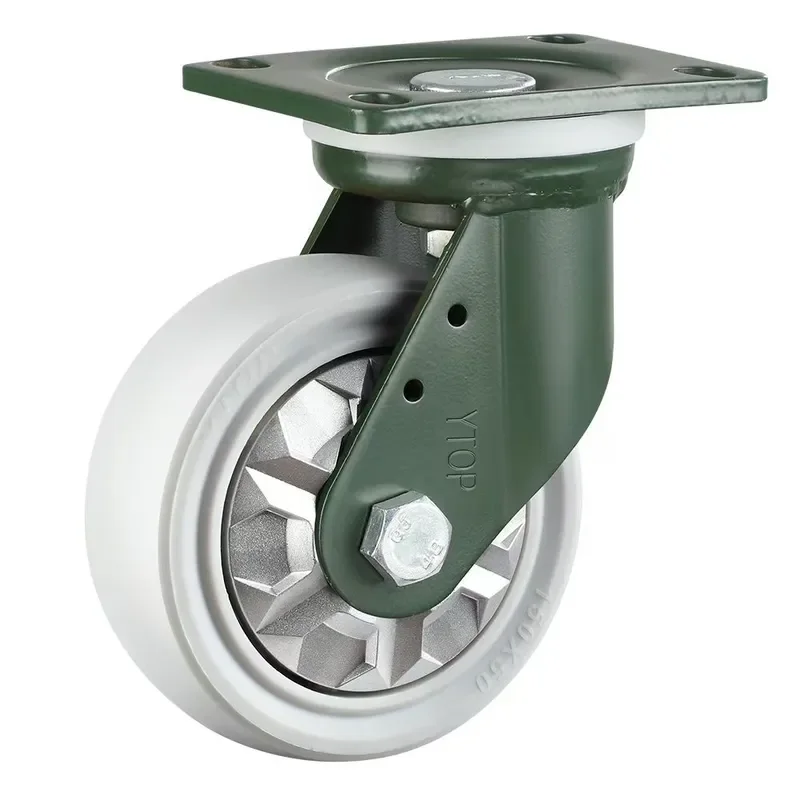 Zhuo Ye 24 nylon PA6 casters directional wheel nylon super heavy casters tooling wheels trailer heavy casters