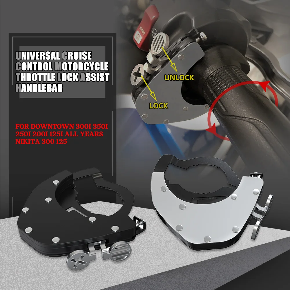 

Cruise Control For Kymco Downtown 300i 350i 250i 200i 125i ALL YEARS Nikita 300 125 Motorcycle Throttle Lock Assist Handlebar