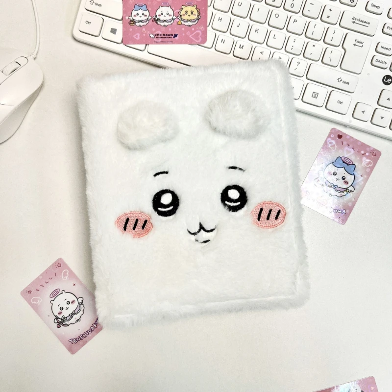 

Kawaii Chiikawas Plush Cards Album Book Kawaii Usagi Card Holder Photo Postcard Collection Folder Flipbook Fans Gifts