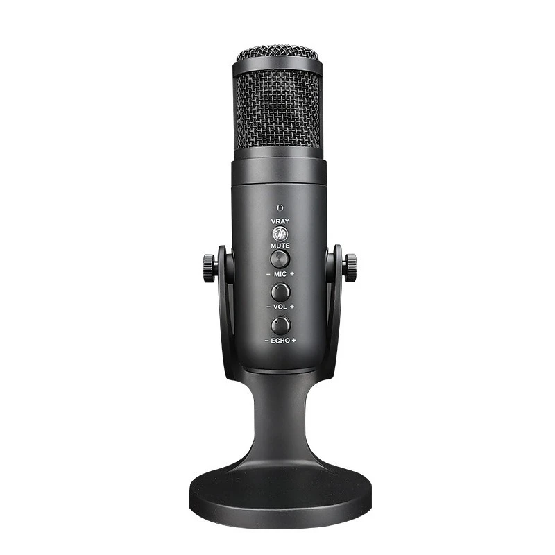 USB condenser microphone, computer game e-sports voice, noise reduction microphone, mobile phone recording,  live microphone