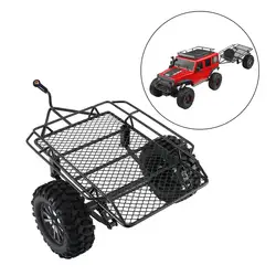 Heavy Duty Metal Racing RC Trailer Car  for Axial SCX10 SCX10 II SCX10 III 4WD D90 Crawler Truck DIY Upgrade