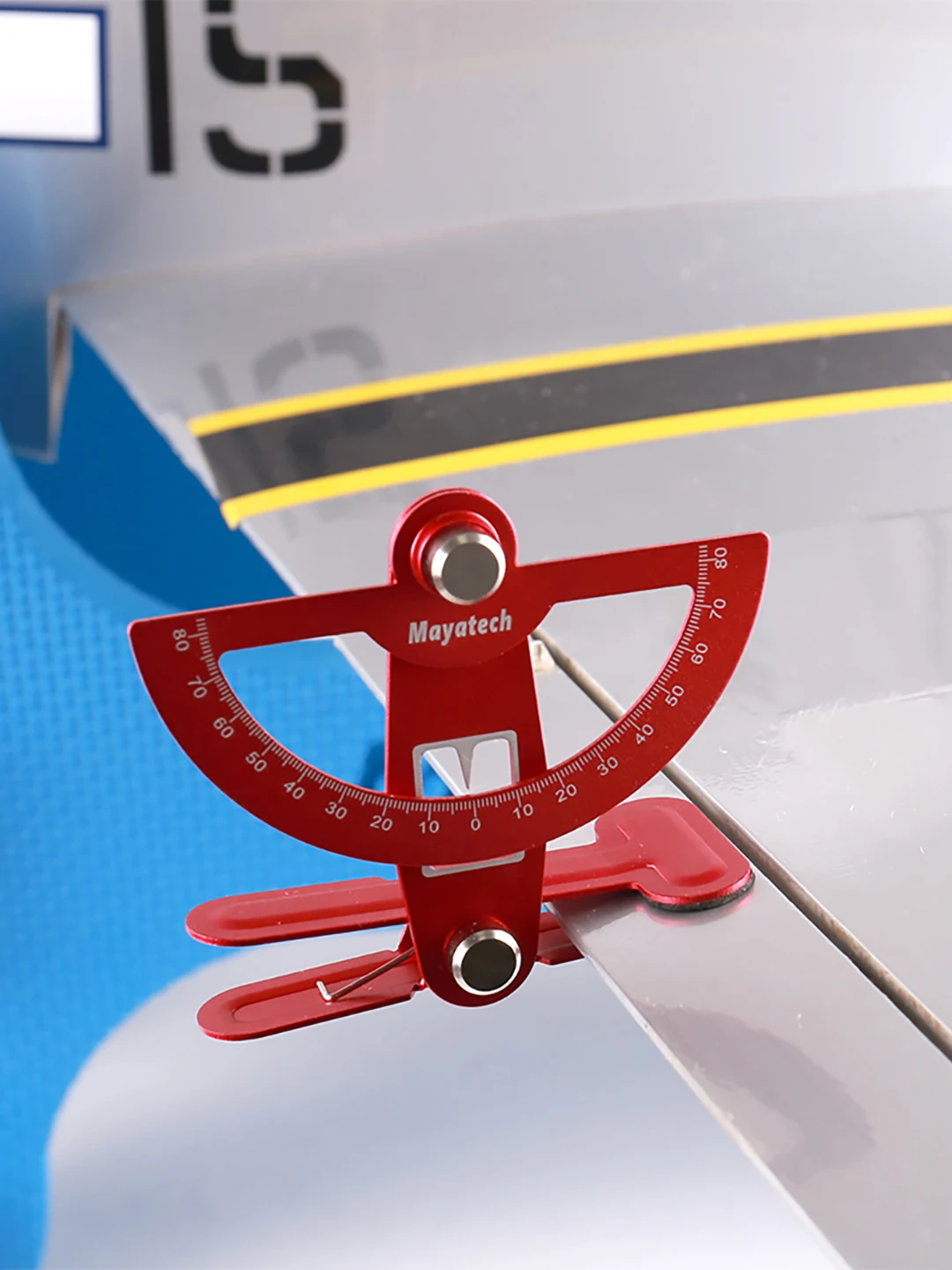 Mayatech Rudder Angle Ruler for Fixed-wing Aircraft Model Drone Rudder Stroke Adjusting Tool