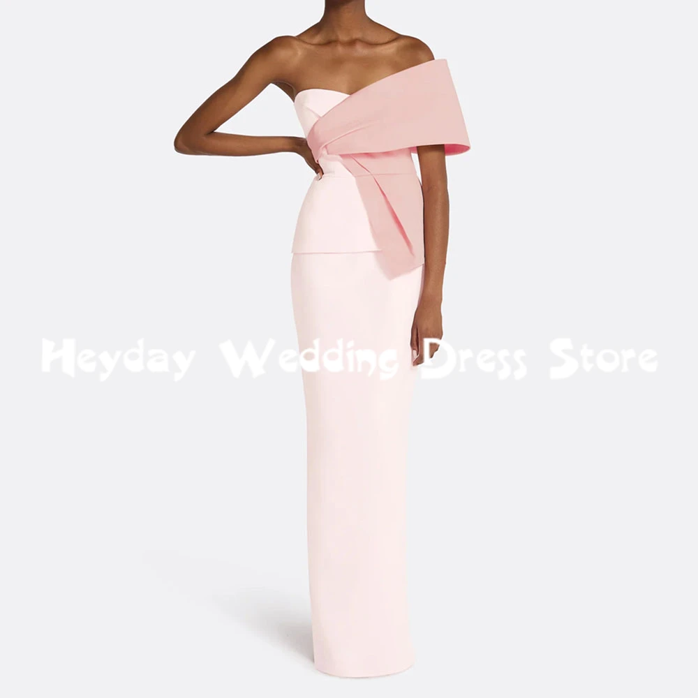 

Heyday Women's Strapless Straight Pleats Simple Evening Dresses With Sleeveless Floor-Length Formal Elegant Party Dresses 2025